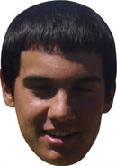 Matteo Manassero 1 GOLF 2018 Celebrity Face Mask Fancy Dress Cardboard Costume Mask