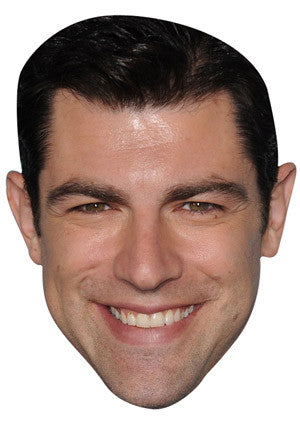 Max Greenfield Sq Celebrity Face Mask Fancy Dress Cardboard Costume Mask