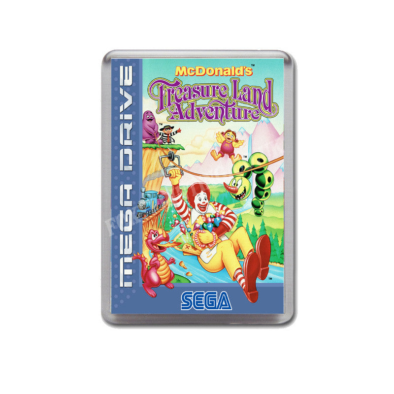 Mcdonalds Treasure Land Adventure Eu Game Style Inspired Sega Megadrive Retro Video Gaming Magnet