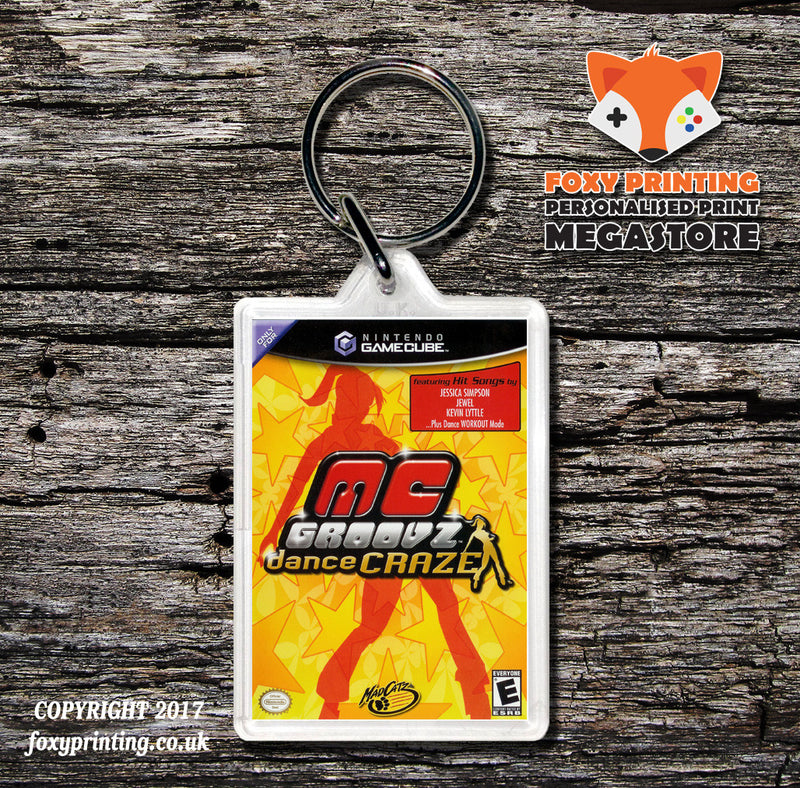 Mc Groovz Dance Craze Gamecube Game Inspired Retro Gaming Keyring