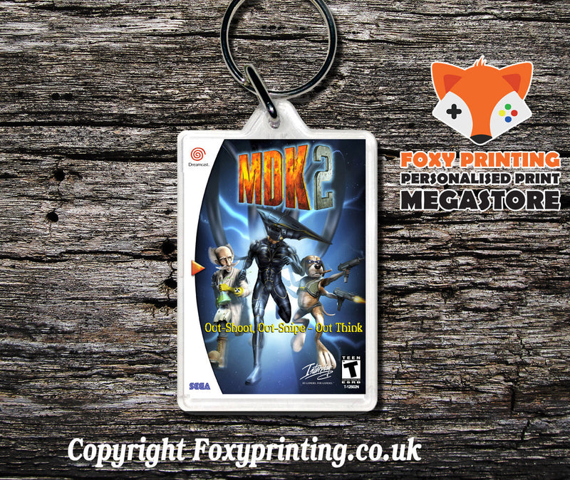 Mdk2 - Sega Dreamcast Game Keyring