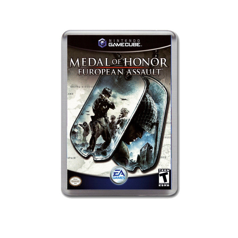 Medal Of Honor European Assault Style Inspired Game Gamecube Retro Video Gaming Magnet