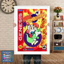 Mega Bomberman 2 - Sega Megadrive Inspired Retro Gaming Poster A4 A3 A2 Or A1