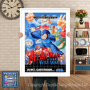 Mega Man The Wily Wars 2 Eu - Sega Megadrive Inspired Retro Gaming Poster A4 A3 A2 Or A1