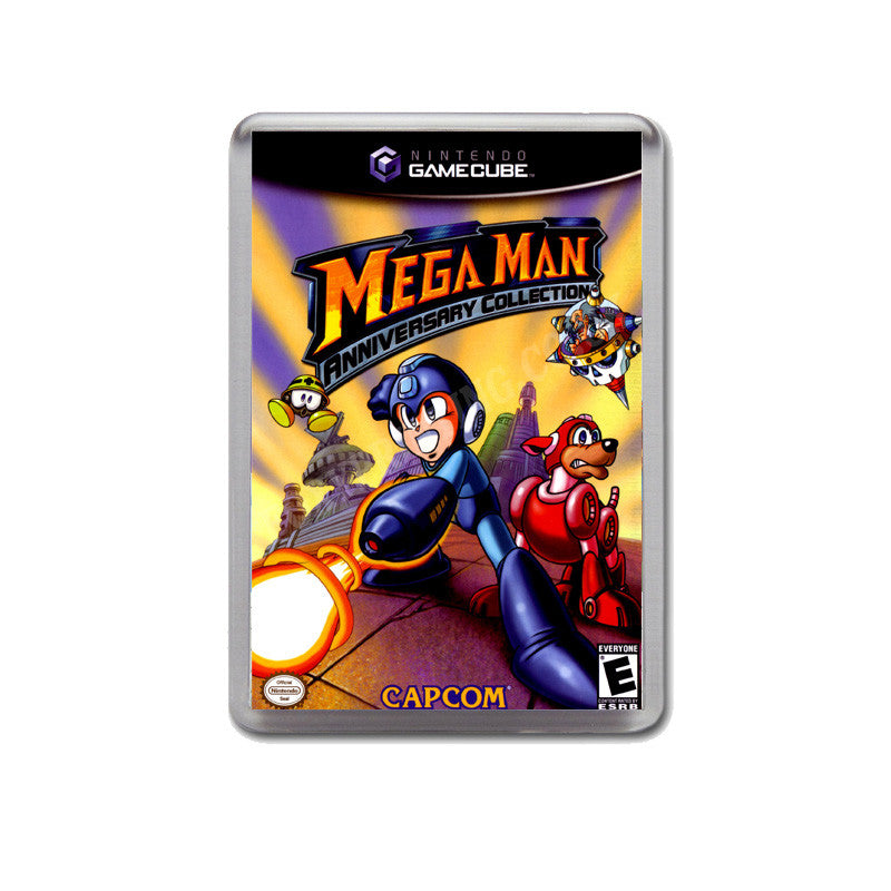 Mega Man Anniversary Collection Style Inspired Game Gamecube Retro Video Gaming Magnet