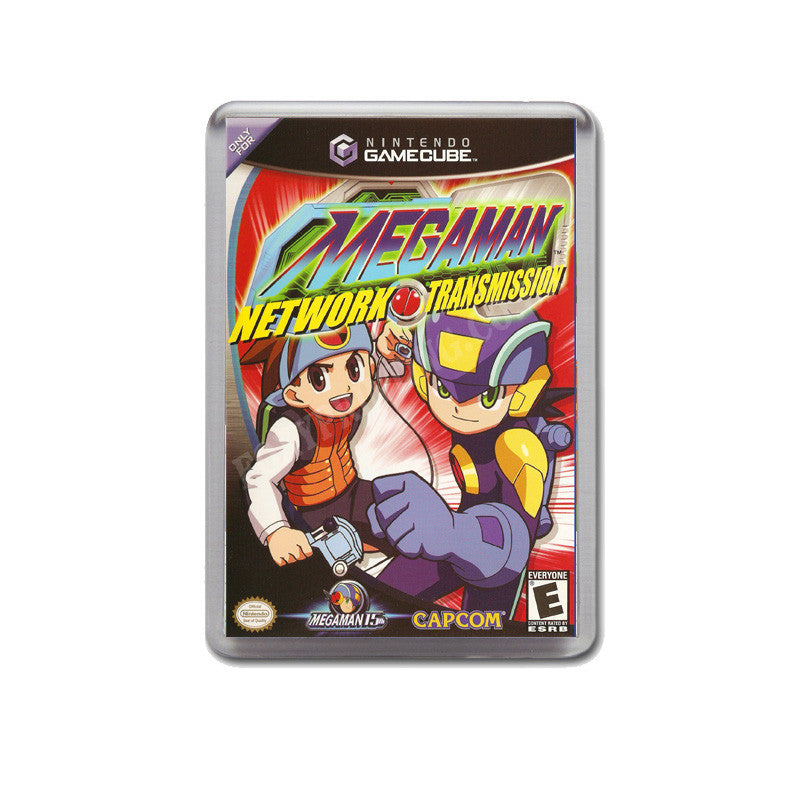 Mega Man Network Transmission Style Inspired Game Gamecube Retro Video Gaming Magnet