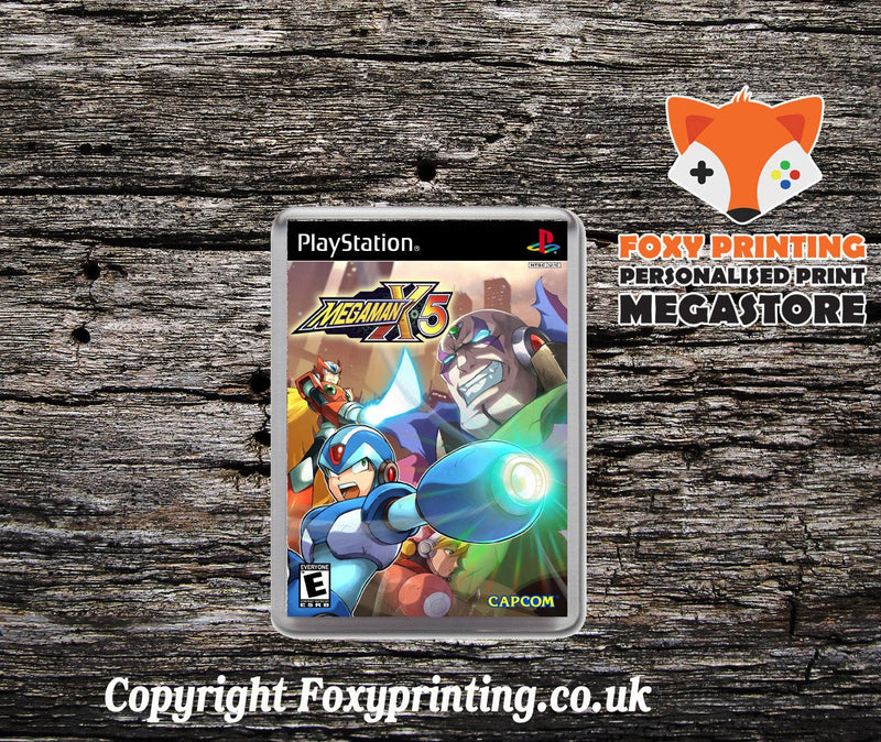 Megaman X5 - PS1 Playstation 1 Game Inspired Retro Gaming Magnet