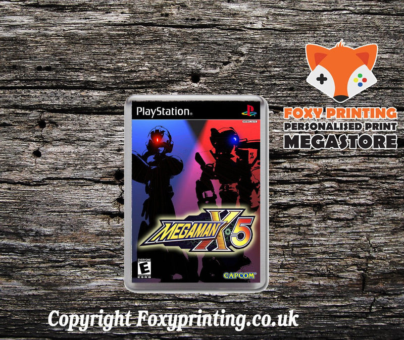 Megaman X5 3 - PS1 Playstation 1 Game Inspired Retro Gaming Magnet