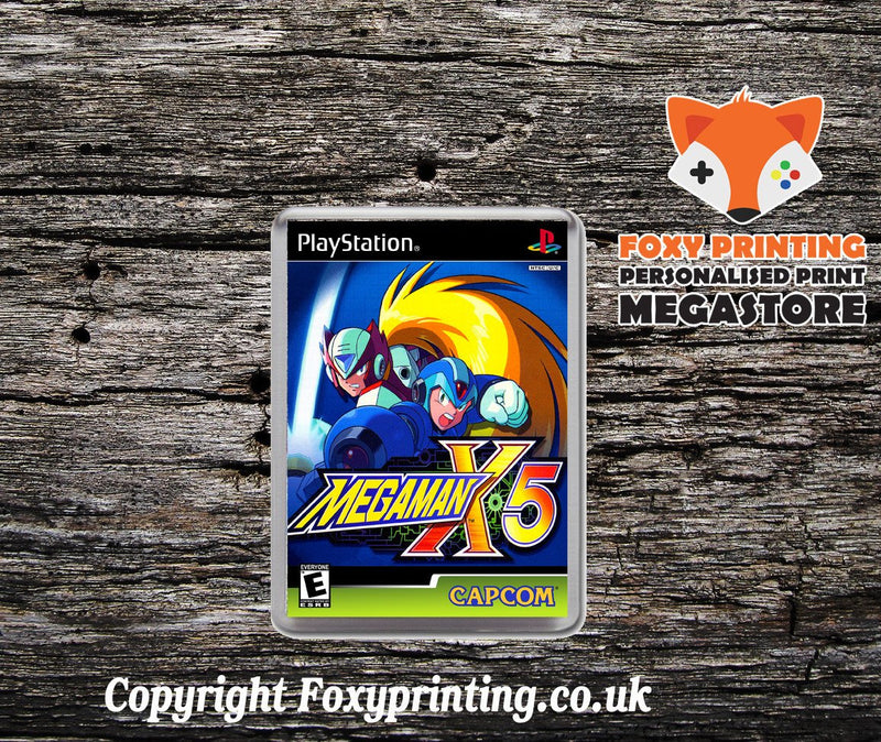 Megaman X5 4 - PS1 Playstation 1 Game Inspired Retro Gaming Magnet