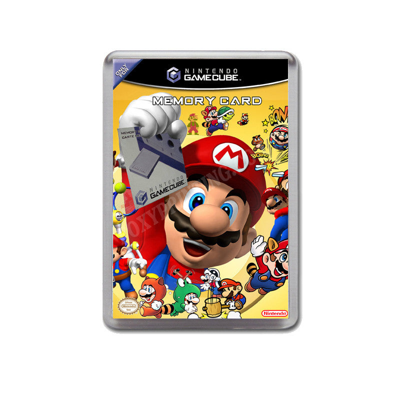 Memory Card Style Inspired Game Gamecube Retro Video Gaming Magnet