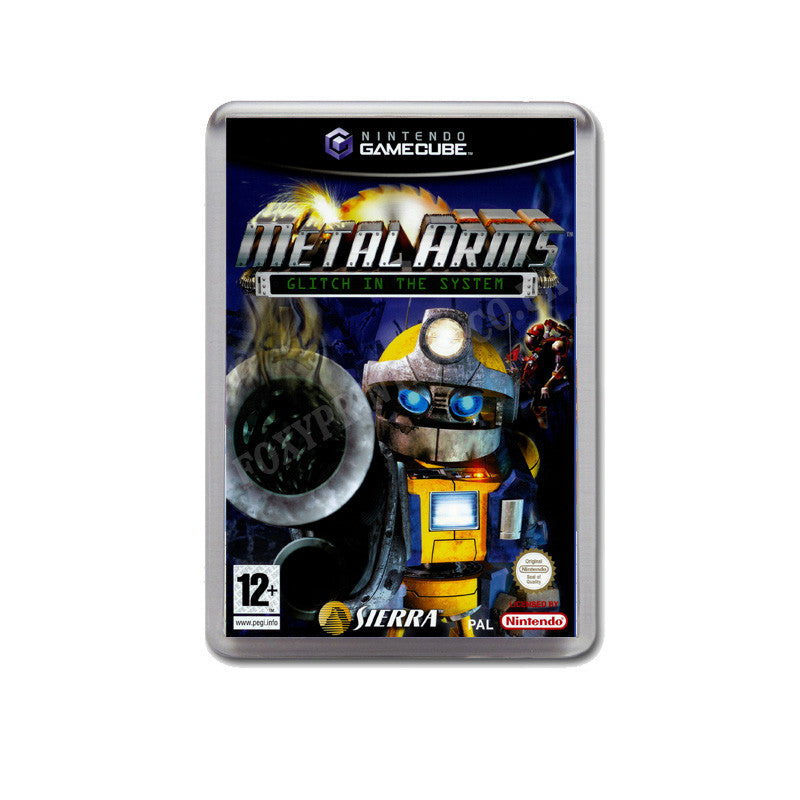 Metal Arms Glitch In The System Pal Style Inspired Game Gamecube Retro Video Gaming Magnet