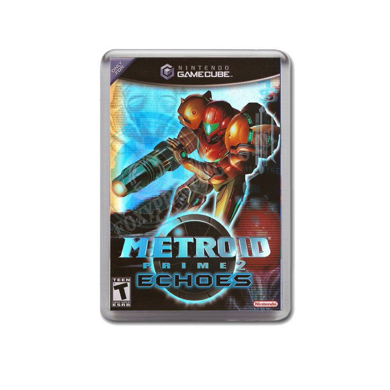 Metroid Prime 2 Echoes Style Inspired Game Gamecube Retro Video Gaming Magnet