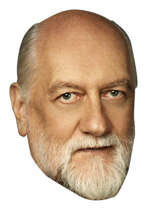 Mick Fleetwood Celebrity Face Mask Fancy Dress Cardboard Costume Mask