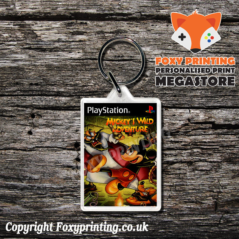 Mickeys Wil Dad Venture Eu - PS1 Playstation 1 Game Inspired Retro Gaming Magnet