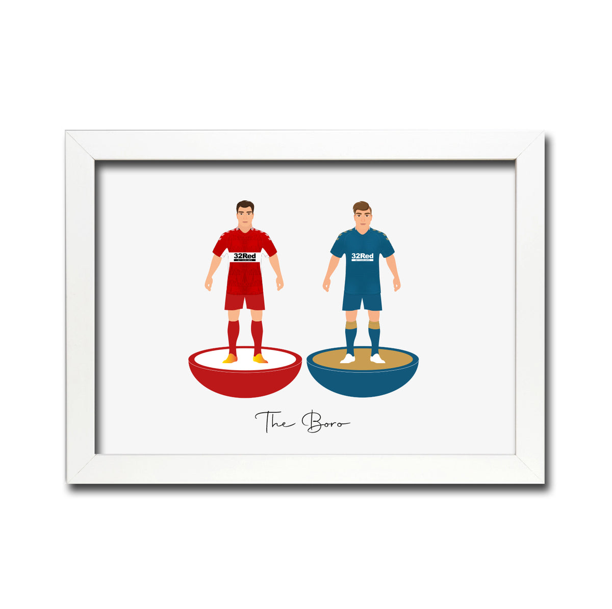 Middlesbrough Football Club gift - Tiny Men Big Balls Poster