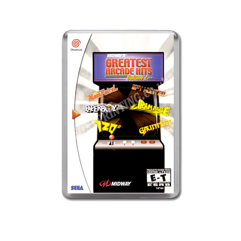 Midway Arcade Sega Dreamcast Style Inspired Retro Game Magnet