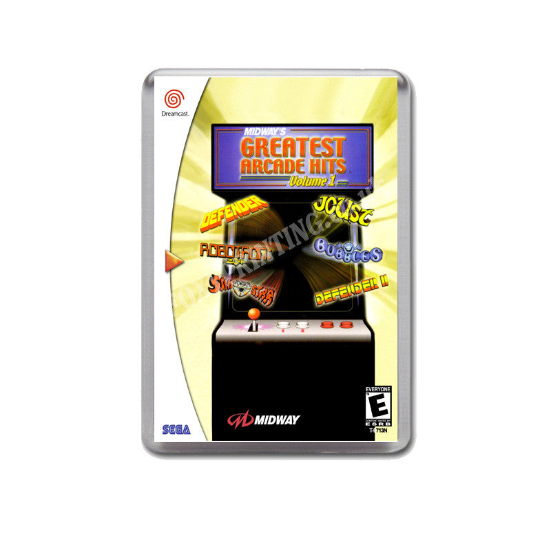 Midway Arcade Vol 1 Sega Dreamcast Style Inspired Retro Game Magnet