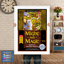 Might And Magic 2 Gates To Another World - Sega Megadrive Inspired Retro Gaming Poster A4 A3 A2 Or A1