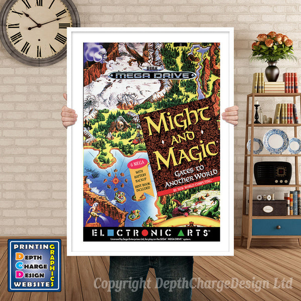 Might And Magic Gates To Another World Eu - Sega Megadrive Inspired Retro