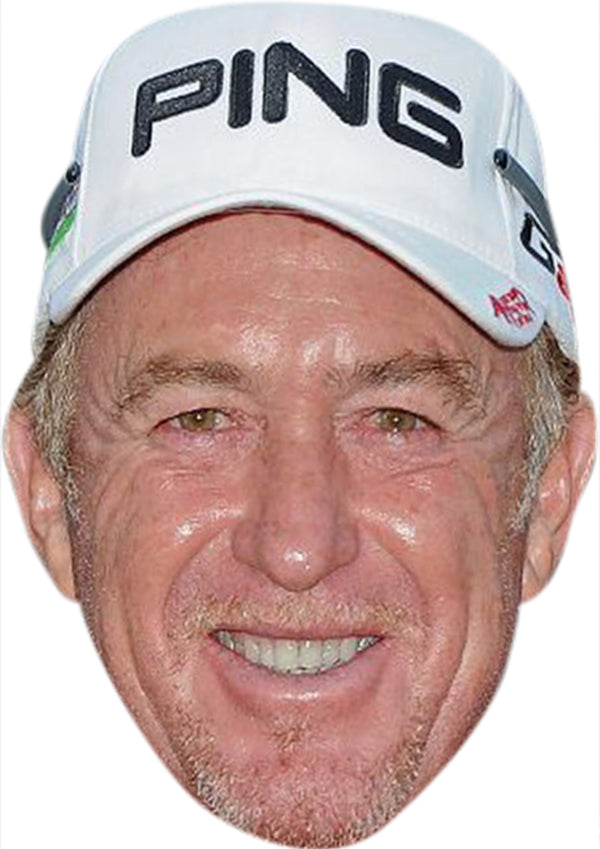 Miguel Angel Jimenez GOLF 2018 Celebrity Face Mask Fancy Dress Cardboard Costume Mask