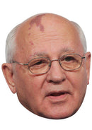 Mikhail Gorbachev Celebrity Face Mask Fancy Dress Cardboard Costume Mask