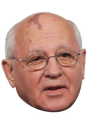 Mikhail Gorbachev Celebrity Face Mask Fancy Dress Cardboard Costume Mask