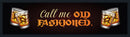 Custom Personalised Bar Mat Runner Old Fashioned Design M17