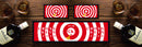 Personalised Bar Mat Runner Bullseye Design M32