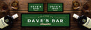 Custom Personalised Bar Mat Runner Established Green Design M8