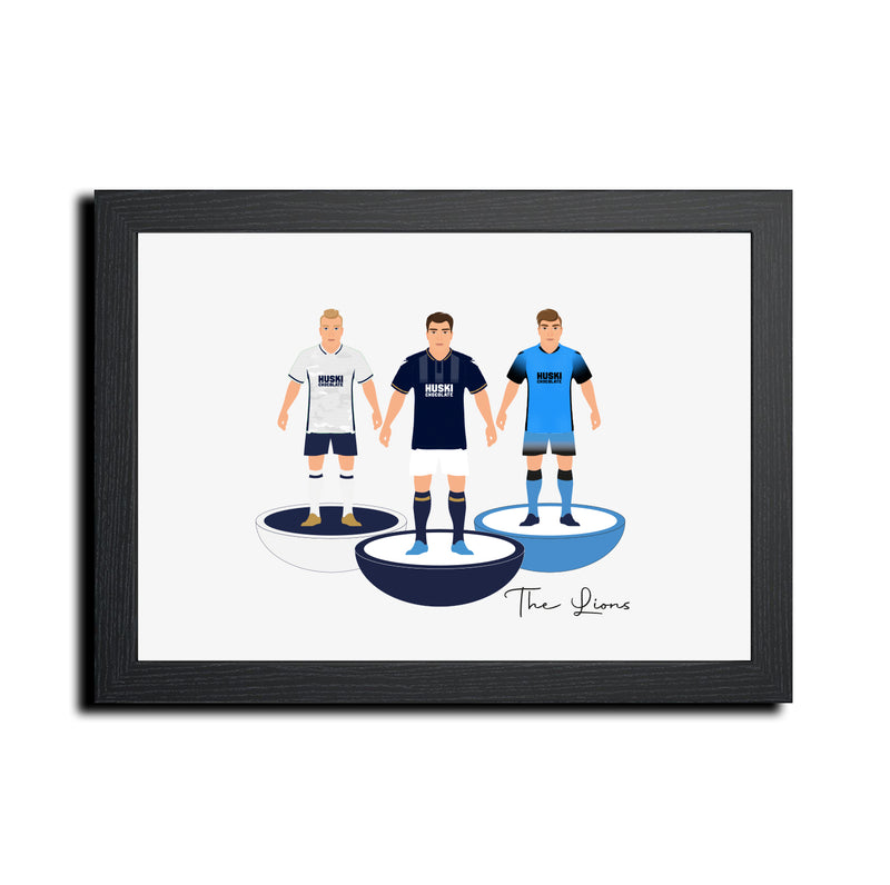 Millwall Football Club gift - Tiny Men Big Balls Poster