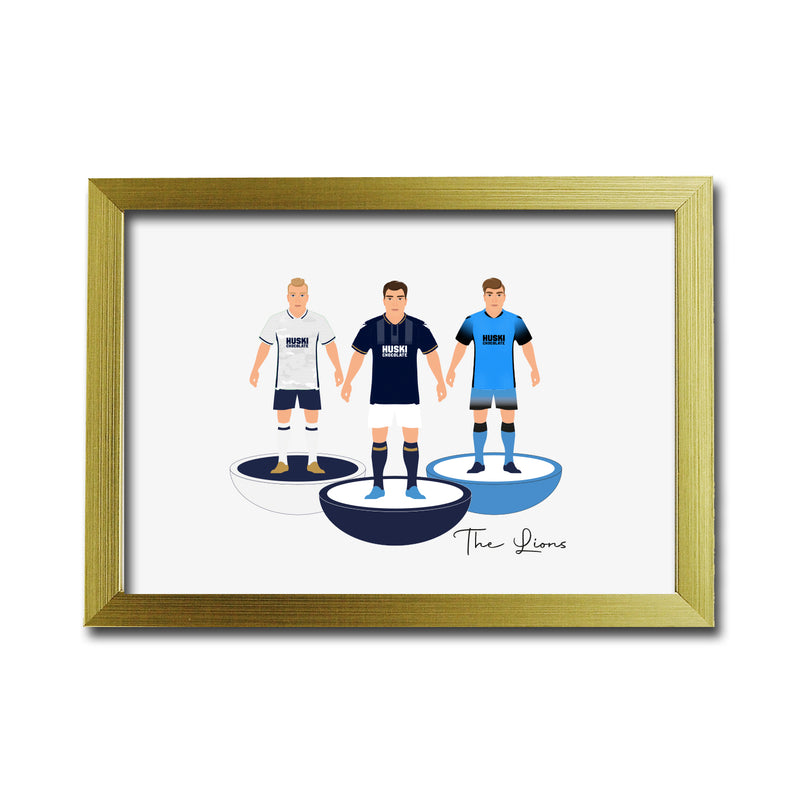 Millwall Football Club gift - Tiny Men Big Balls Poster