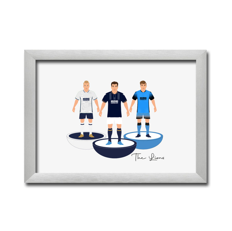 Millwall Football Club gift - Tiny Men Big Balls Poster
