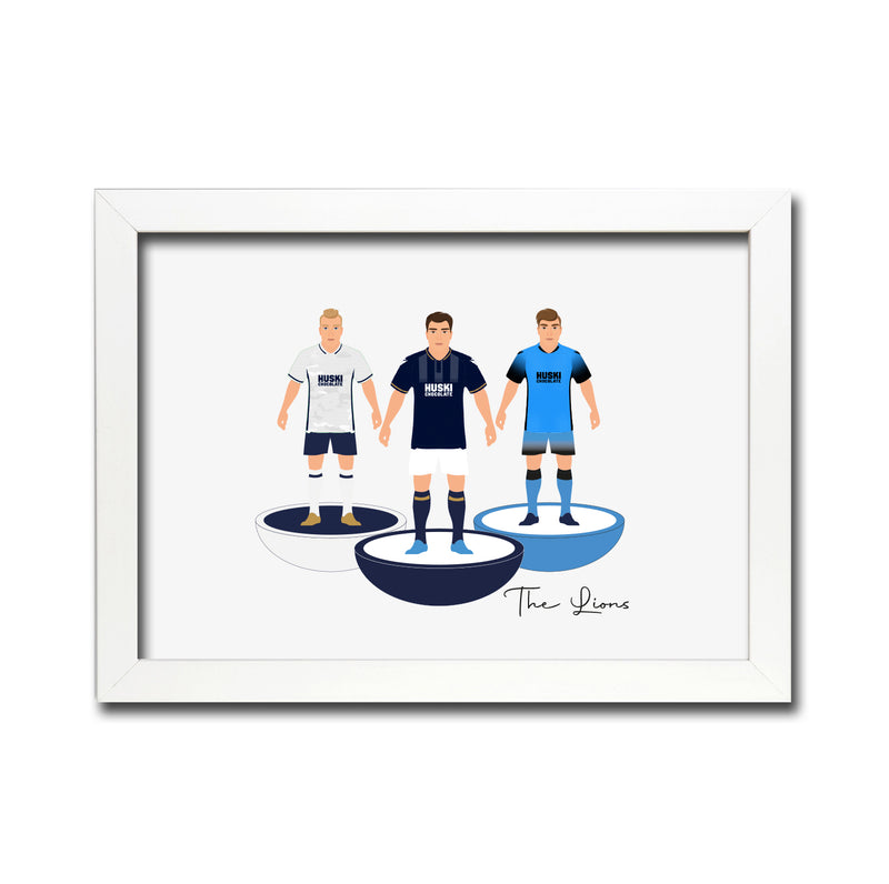 Millwall Football Club gift - Tiny Men Big Balls Poster