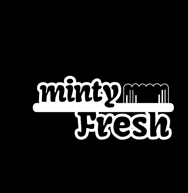 Minty Fresh Novelty Vinyl Car Sticker