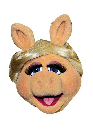 Miss Piggy Celebrity Face Mask Fancy Dress Cardboard Costume Mask