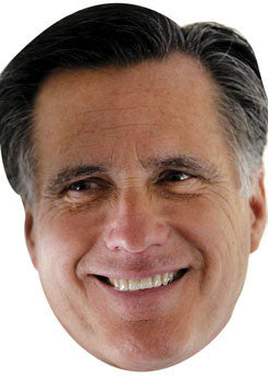 Mitt Romney Face Mask – Fancy Dress Cardboard Costume Mask