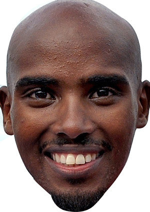 Mo Farah Face Mask – Fancy Dress Cardboard Costume Mask