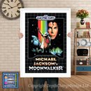 Moon Walker - Sega Megadrive Inspired Retro Gaming Poster A4 A3 A2 Or A1