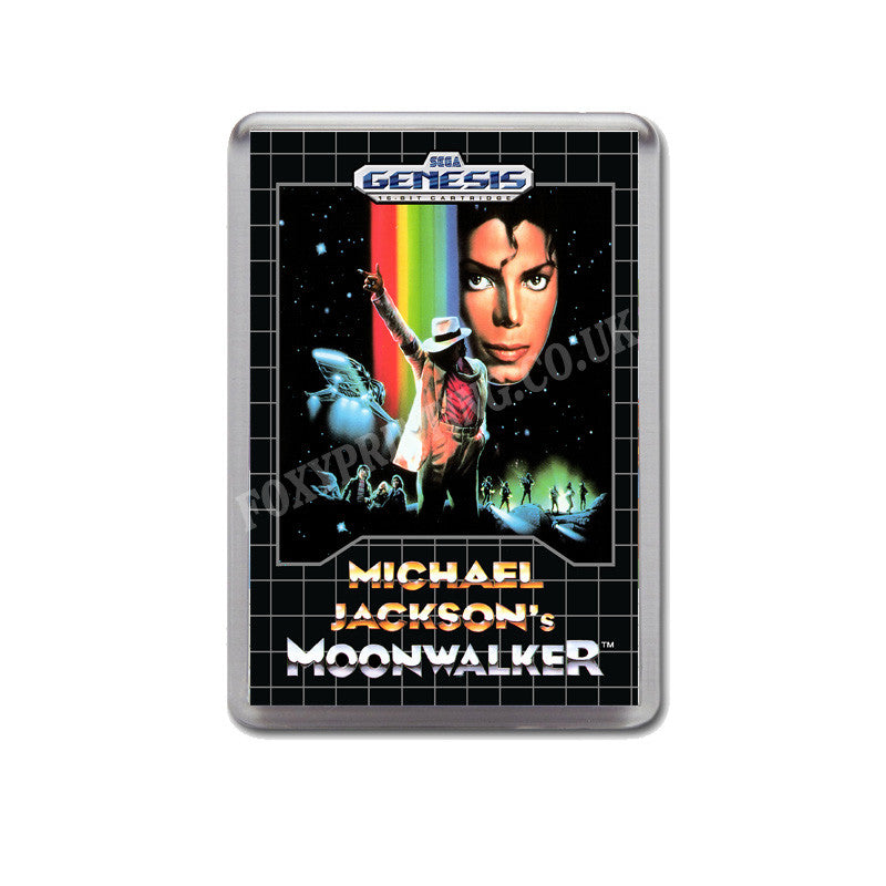 Moon Walker Game Style Inspired Sega Megadrive Retro Video Gaming Magnet