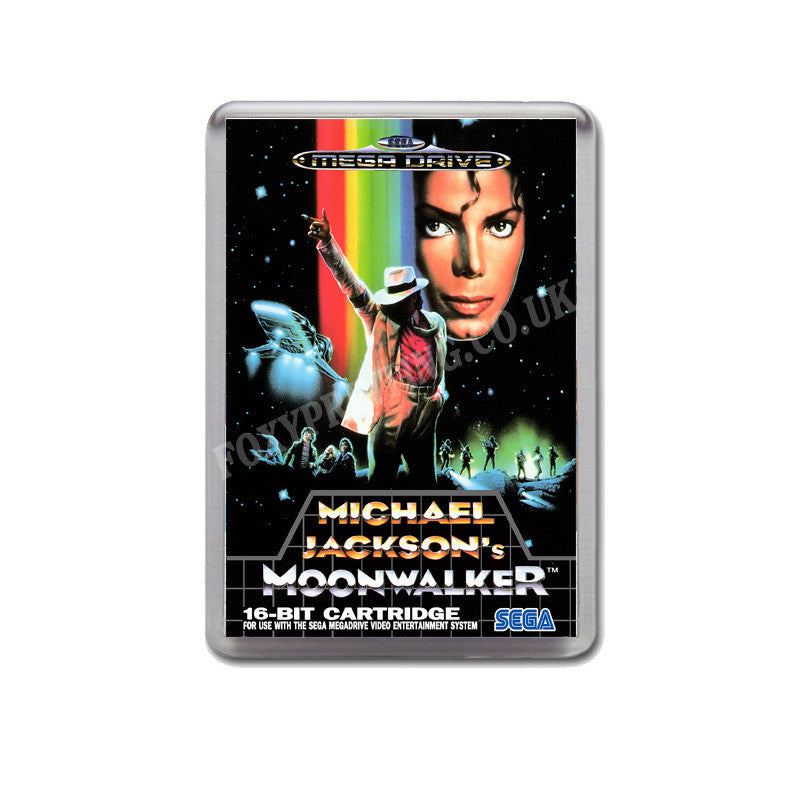 Moon Walker Eu Game Style Inspired Sega Megadrive Retro Video Gaming Magnet