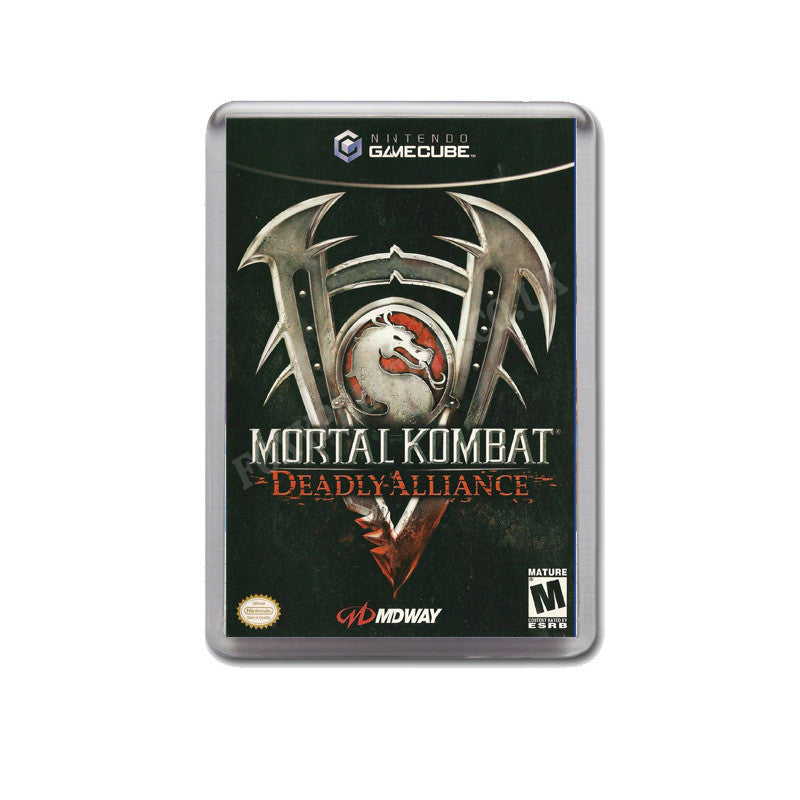 Mortal Kombat Deadly Alliance Style Inspired Game Gamecube Retro Video Gaming Magnet