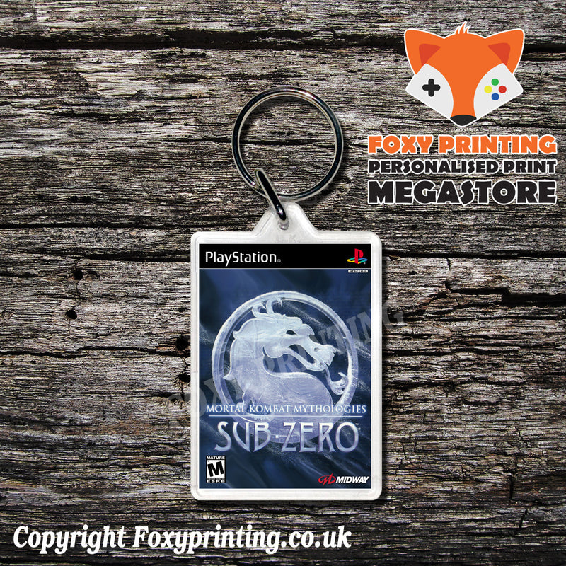 Mortal Kombat Subzero - PS1 Playstation 1 Game Inspired Retro Gaming Magnet