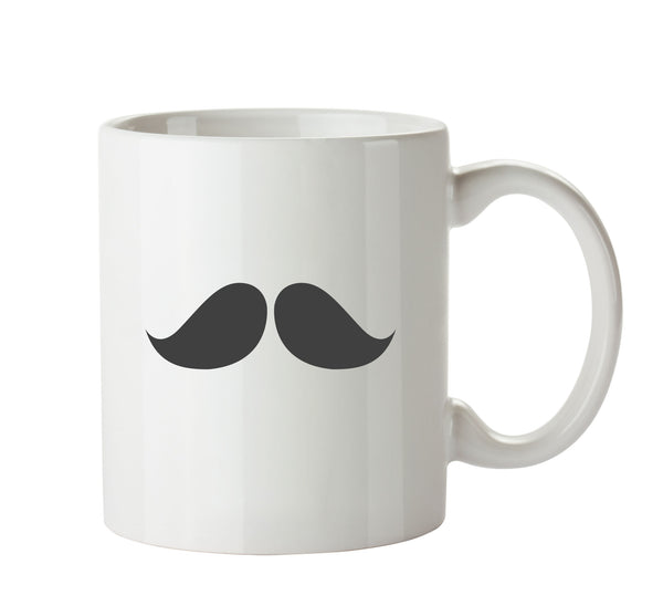 Moustache Funny Mug Adult Mug Office Mug – printed mug product image 1