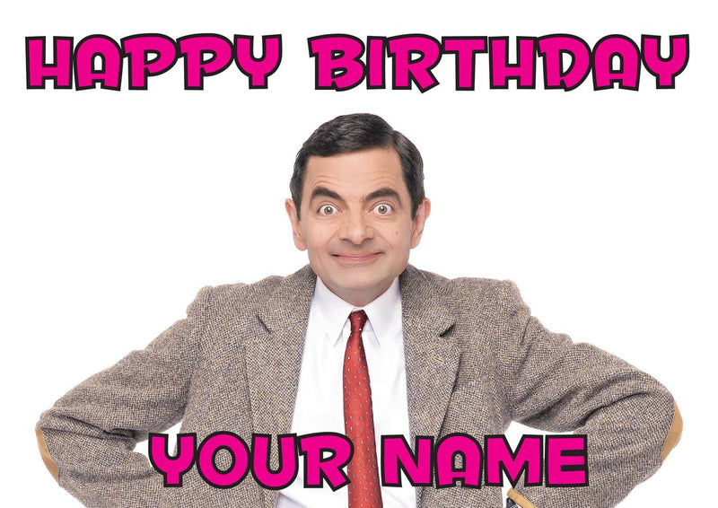 Mr Bean Birthday Card