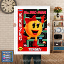 Ms Pacman 2 - Sega Megadrive Inspired Retro Gaming Poster A4 A3 A2 Or A1