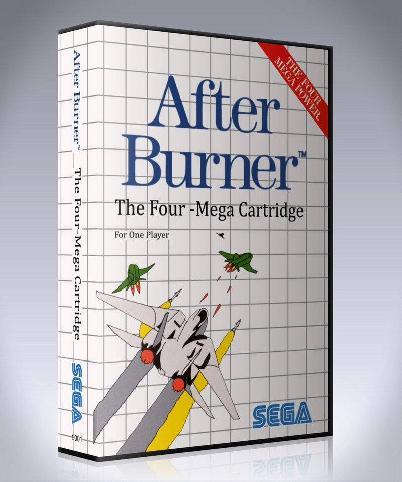 After Burner 2 EU Sega Master System REPLACEMENT GAME Case Or Cover