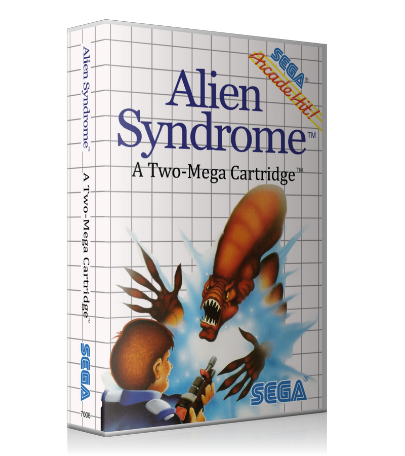 Aliens Syndrome EU Sega Master System REPLACEMENT GAME Case Or Cover