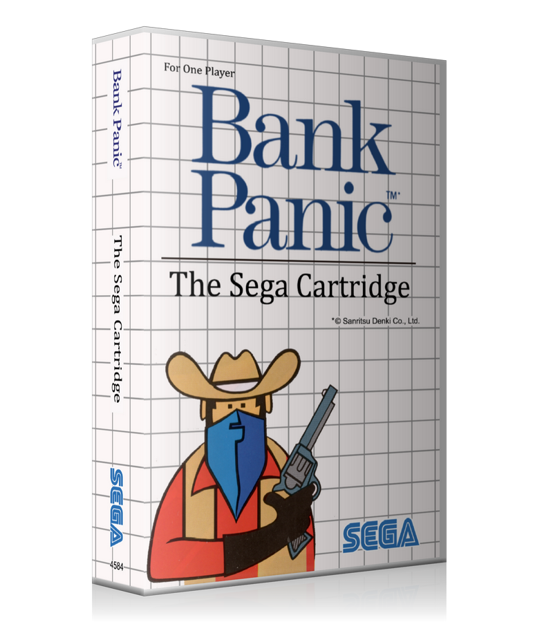 Bank Panic EU Sega Master System REPLACEMENT GAME Case Or Cover