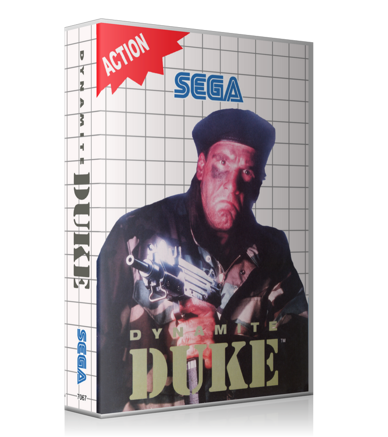 Dynamite Duke EU Sega Master System REPLACEMENT GAME Case Or Cover