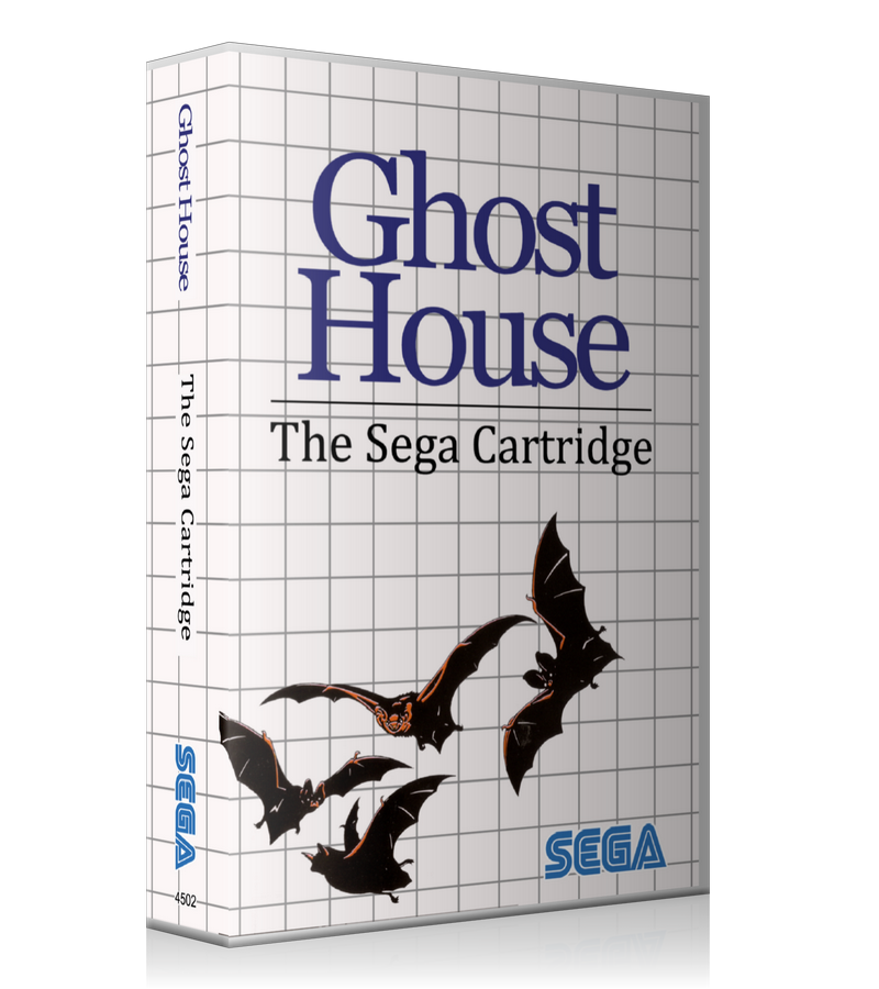 Ghost House 2 EU Sega Master System REPLACEMENT GAME Case Or Cover